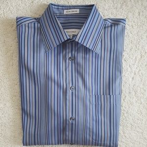 Pronto Uomo Striped Non Iron Dress Shirt